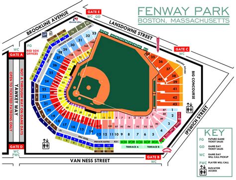 boston red sox fenway seating chart|fenway park exact seating chart.